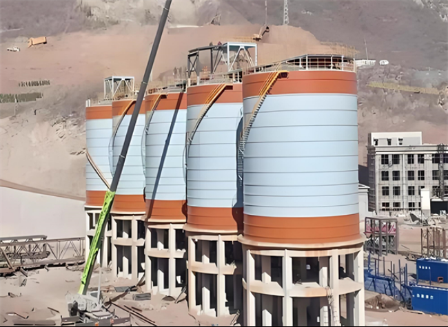 甘谷高架钢板仓